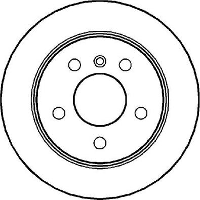 Quinton Hazell BDC5439P - Гальмівний диск autozip.com.ua