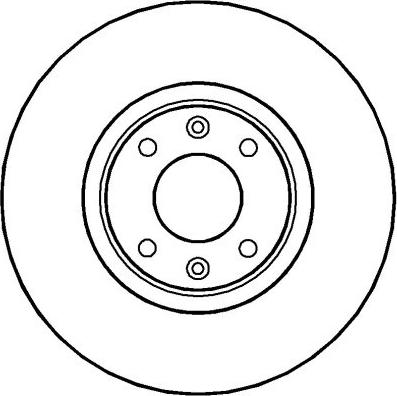 DJ Parts BD1521 - Гальмівний диск autozip.com.ua