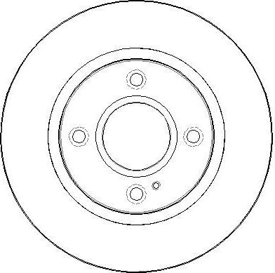 CAR ADF124309 - Гальмівний диск autozip.com.ua