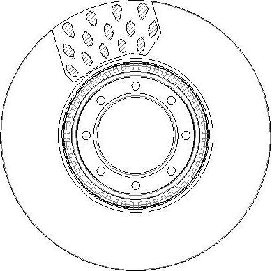 Breco 09976160 - Гальмівний диск autozip.com.ua