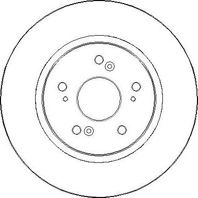 Japanparts DI-405 - Гальмівний диск autozip.com.ua