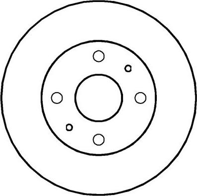 IPS Parts IBT-1609 - Гальмівний диск autozip.com.ua