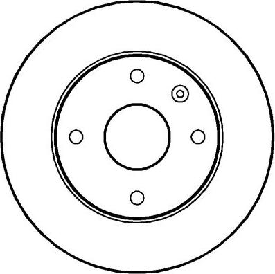 NPS D330O07 - Гальмівний диск autozip.com.ua