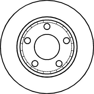 Wolf WD01423B - Гальмівний диск autozip.com.ua