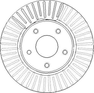 BOSCH 0 986 AB5 232 - Гальмівний диск autozip.com.ua