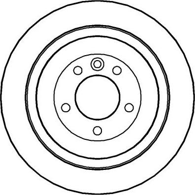 Mitsubishi SDB000612 - Гальмівний диск autozip.com.ua