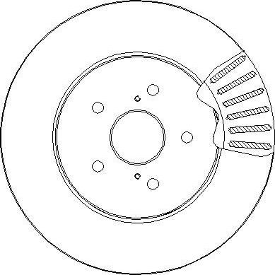 Kawe 61136 10 - Гальмівний диск autozip.com.ua