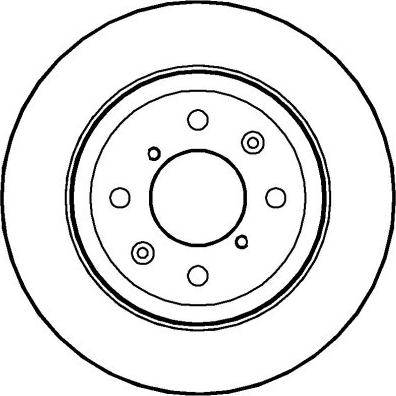 DJ Parts BD1781 - Гальмівний диск autozip.com.ua