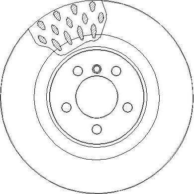 FORD SDB500192 - Гальмівний диск autozip.com.ua