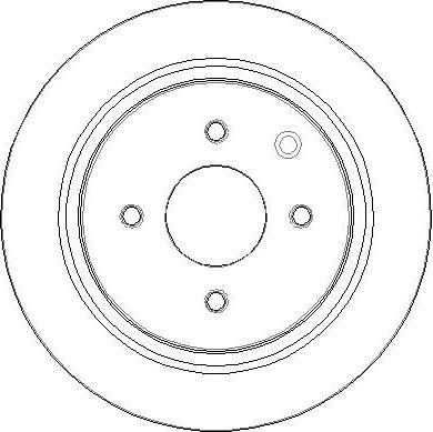 Japanparts 6101108 - Гальмівний диск autozip.com.ua