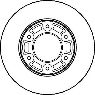 National NBD849 - Гальмівний диск autozip.com.ua