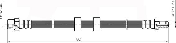 National NBH6038 - Гальмівний шланг autozip.com.ua