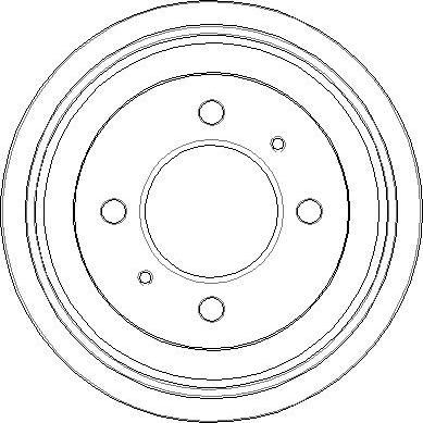 NATIONAL NDR095 - Гальмівний барабан autozip.com.ua