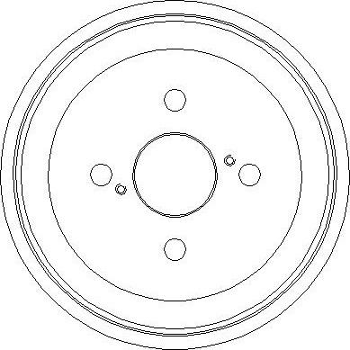 National NDR108 - Гальмівний барабан autozip.com.ua