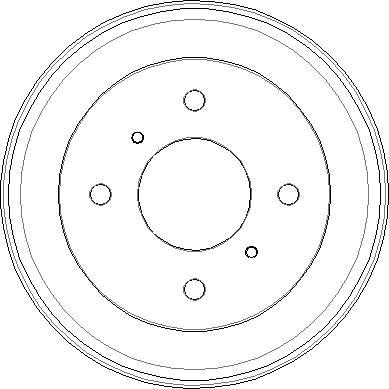 National NDR347 - Гальмівний барабан autozip.com.ua