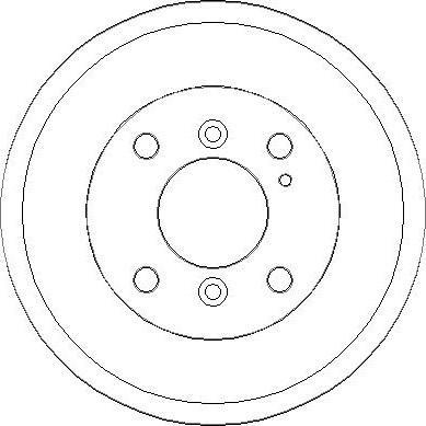 National NDR350 - Гальмівний барабан autozip.com.ua