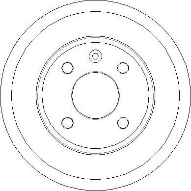 National NDR351 - Гальмівний барабан autozip.com.ua