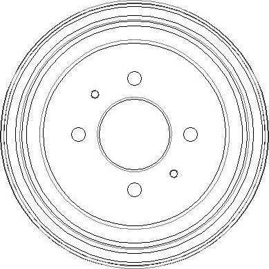 NATIONAL NDR309 - Гальмівний барабан autozip.com.ua