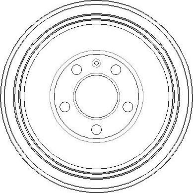National NDR318 - Гальмівний барабан autozip.com.ua