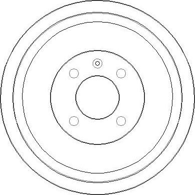 National NDR337 - Гальмівний барабан autozip.com.ua
