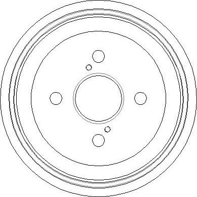 National NDR321 - Гальмівний барабан autozip.com.ua