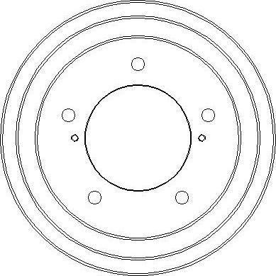National NDR289 - Гальмівний барабан autozip.com.ua