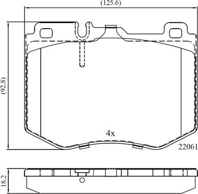 National NP3036 - Гальмівні колодки, дискові гальма autozip.com.ua