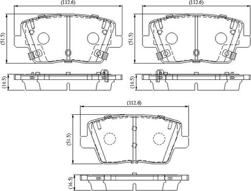 National NP3108 - Гальмівні колодки, дискові гальма autozip.com.ua