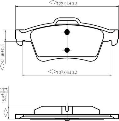 National NP2968 - Гальмівні колодки, дискові гальма autozip.com.ua