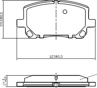 NATIONAL NP2981 - Гальмівні колодки, дискові гальма autozip.com.ua