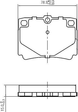 NATIONAL NP2988 - Гальмівні колодки, дискові гальма autozip.com.ua