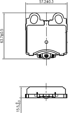 National NP2987 - Гальмівні колодки, дискові гальма autozip.com.ua