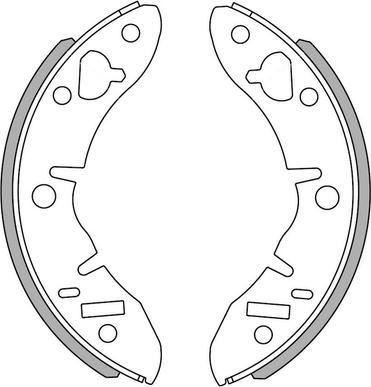 National NS4049 - Комплект гальм, барабанний механізм autozip.com.ua