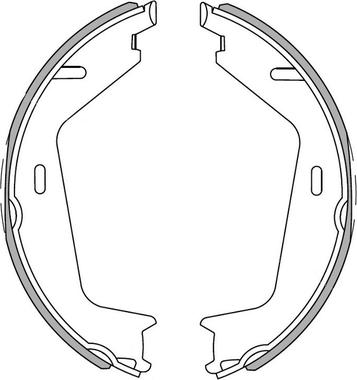 National NS4041 - Комплект гальм, барабанний механізм autozip.com.ua