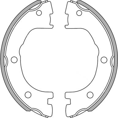 National NS4065 - Комплект гальм, барабанний механізм autozip.com.ua