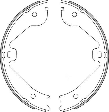 National NS4038 - Комплект гальм, барабанний механізм autozip.com.ua