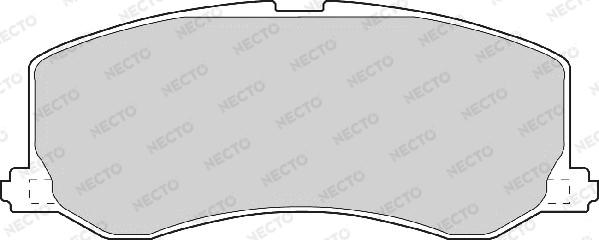 Necto FD906A - Гальмівні колодки, дискові гальма autozip.com.ua