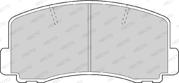 Necto FD901A - Гальмівні колодки, дискові гальма autozip.com.ua