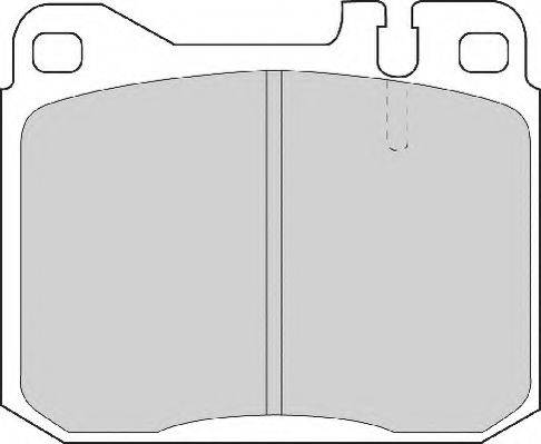 Woking 110340 - Гальмівні колодки, дискові гальма autozip.com.ua