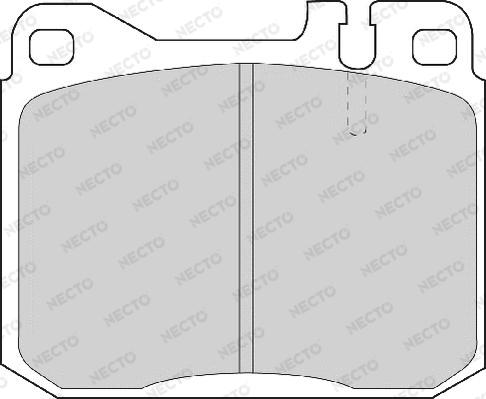 Necto FD4093A - Гальмівні колодки, дискові гальма autozip.com.ua