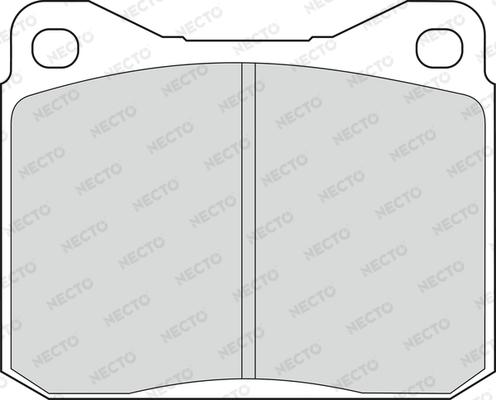 Necto FD4141V - Гальмівні колодки, дискові гальма autozip.com.ua