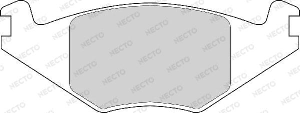 Necto FD4150A - Гальмівні колодки, дискові гальма autozip.com.ua