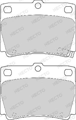 Necto FD6993A - Гальмівні колодки, дискові гальма autozip.com.ua