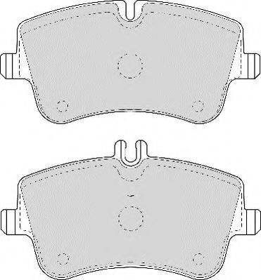 Necto FD6961N - Гальмівні колодки, дискові гальма autozip.com.ua