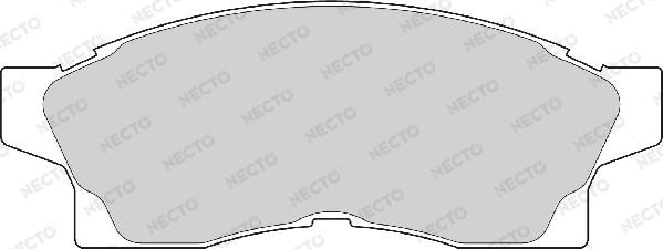 Necto FD6903A - Гальмівні колодки, дискові гальма autozip.com.ua