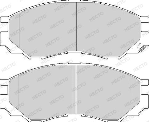 Necto FD6913A - Гальмівні колодки, дискові гальма autozip.com.ua