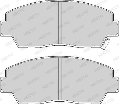 Necto FD6456A - Гальмівні колодки, дискові гальма autozip.com.ua