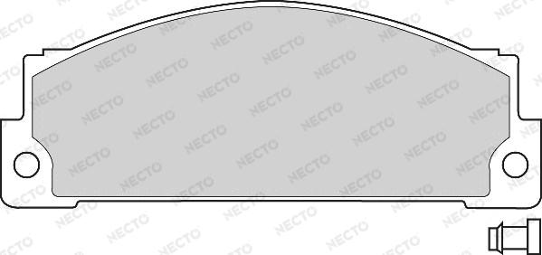 Necto FD6429A - Гальмівні колодки, дискові гальма autozip.com.ua