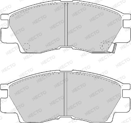 Necto FD6598A - Гальмівні колодки, дискові гальма autozip.com.ua