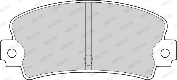 Necto FD659A - Гальмівні колодки, дискові гальма autozip.com.ua